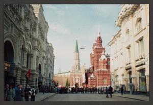[Nikolskaya Tower and State Historical Museum on Red Square]