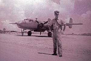 [Billy Yarbrough and WWII Bomber]