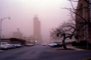 Primary view of object titled '[Distant View of a Dust Storm]'.