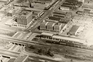 [Aerial View of Abilene - North 1st and Pine Streets]