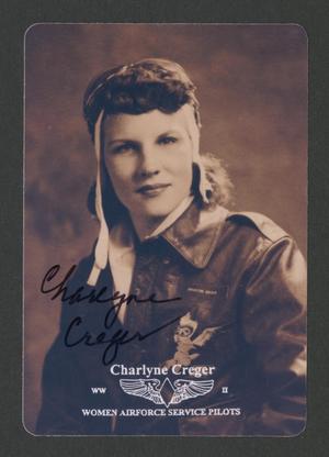[Signed Portrait of Charlyne Creger]