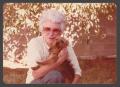 Photograph: [Charlyne Creger with Dog]