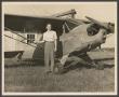 Photograph: Catherine Parker with Plane #2