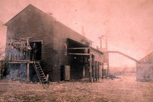 [Exterior of the First Gin at Oplin]