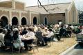 Photograph: [Dining on the Lawn at the First Baptist Church Anniversary]