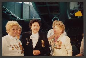 Primary view of object titled '[Three Women with Medals]'.