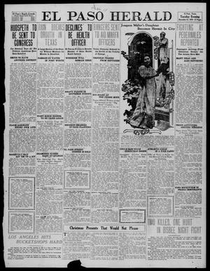 Primary view of object titled 'El Paso Herald (El Paso, Tex.), Ed. 1, Tuesday, December 13, 1910'.