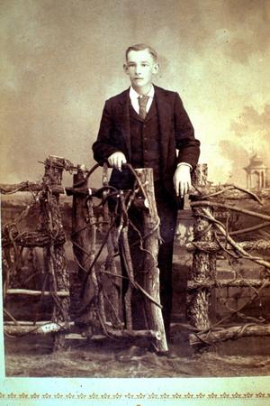[Photograph of Young B. F. Mayes]