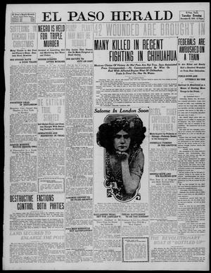 Primary view of object titled 'El Paso Herald (El Paso, Tex.), Ed. 1, Tuesday, December 20, 1910'.