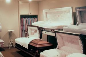 [Photograph of the Show Room at North's Funeral Home]