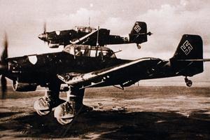 [German Stuka fighter - World War II]