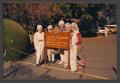 Photograph: [Five Women with Sign]