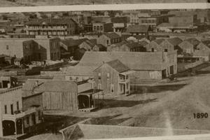 Primary view of object titled '[Aerial View of Abilene - 1890]'.