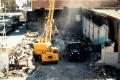 Photograph: [Photograph of the demolition of Queen Theater]