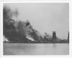 [A view of the shoreline near the port after the 1947 Texas City Disaster]