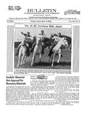 Bulletin: Hardin-Simmons University, Ex-Student Issue, May 1946