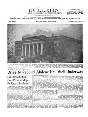 Bulletin: Hardin-Simmons University, Ex-Student Issue, February 1947