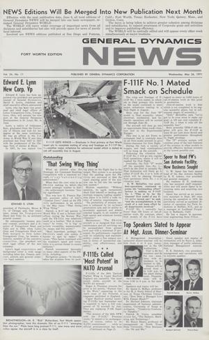 General Dynamics News, Volume 24, Number 11, May 26, 1971