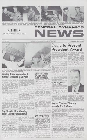 General Dynamics News, Volume 16, Number 8, April 17, 1963
