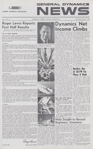 General Dynamics News, Volume 16, Number 16, August 7, 1963