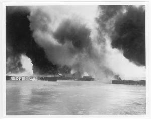 [Near the shoreline at the port after the 1947 Texas City Disaster]