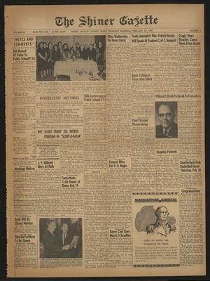 The Shiner Gazette (Shiner, Tex.), Vol. 67, No. 8, Ed. 1 Thursday, February 19, 1959