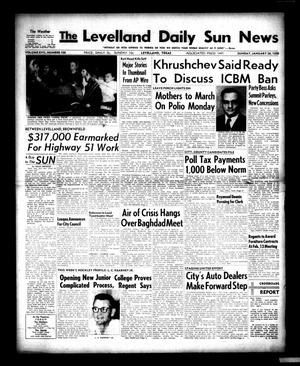 The Levelland Daily Sun News (Levelland, Tex.), Vol. 17, No. 103, Ed. 1 Sunday, January 26, 1958