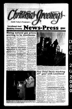 Primary view of object titled 'Levelland and Hockley County News-Press (Levelland, Tex.), Vol. 22, No. 76, Ed. 1 Wednesday, December 20, 2000'.