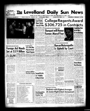 The Levelland Daily Sun News (Levelland, Tex.), Vol. 17, No. 121, Ed. 1 Wednesday, February 19, 1958