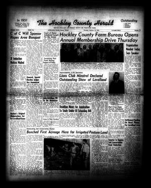 Primary view of object titled 'The Hockley County Herald (Levelland, Tex.), Vol. 27, No. 31, Ed. 1 Thursday, February 22, 1951'.