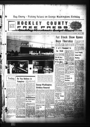 Hockley County Free Press (Levelland, Tex.), Vol. 2, No. 7, Ed. 1 Sunday, February 21, 1965