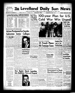 The Levelland Daily Sun News (Levelland, Tex.), Vol. 17, No. 113, Ed. 1 Sunday, February 9, 1958