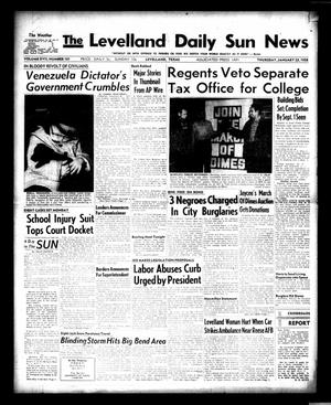 The Levelland Daily Sun News (Levelland, Tex.), Vol. 17, No. 101, Ed. 1 Thursday, January 23, 1958