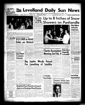 The Levelland Daily Sun News (Levelland, Tex.), Vol. 17, No. 104, Ed. 1 Tuesday, January 28, 1958