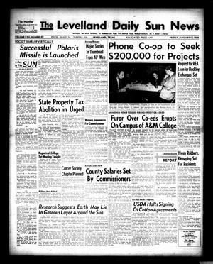 The Levelland Daily Sun News (Levelland, Tex.), Vol. 17, No. 97, Ed. 1 Friday, January 17, 1958