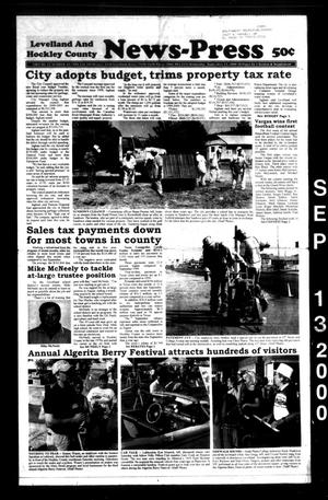 Levelland and Hockley County News-Press (Levelland, Tex.), Vol. 22, No. 48, Ed. 1 Wednesday, September 13, 2000