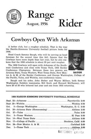 Range Rider, Volume 11, Number [6], August, 1956