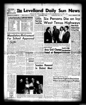 The Levelland Daily Sun News (Levelland, Tex.), Vol. 17, No. 112, Ed. 1 Friday, February 7, 1958
