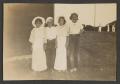 Photograph: [Four Girls by House]