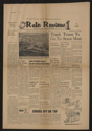 The Rule Review (Rule, Tex.), Vol. 59, No. 42, Ed. 1 Thursday, April 28, 1966