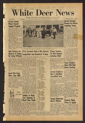 White Deer News (White Deer, Tex.), Vol. 4, No. 5, Ed. 1 Thursday, April 18, 1963