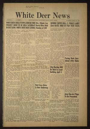 White Deer News (White Deer, Tex.), Vol. 2, No. 3, Ed. 1 Thursday, March 30, 1961