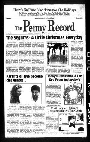 Primary view of object titled 'The Penny Record (Bridge City, Tex.), Vol. 36, No. 30, Ed. 1 Wednesday, December 21, 1994'.