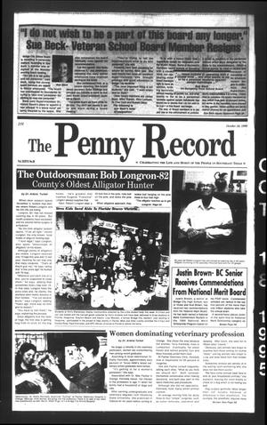 Primary view of object titled 'The Penny Record (Bridge City, Tex.), Vol. 37, No. 25, Ed. 1 Wednesday, October 18, 1995'.