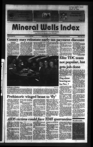 Primary view of object titled 'Mineral Wells Index (Mineral Wells, Tex.), Vol. 85, No. 144, Ed. 1 Tuesday, October 22, 1985'.