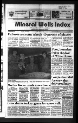 Primary view of object titled 'Mineral Wells Index (Mineral Wells, Tex.), Vol. 85, No. 177, Ed. 1 Friday, November 29, 1985'.