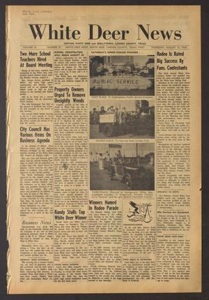 White Deer News (White Deer, Tex.), Vol. 6, No. 27, Ed. 1 Thursday, August 12, 1965