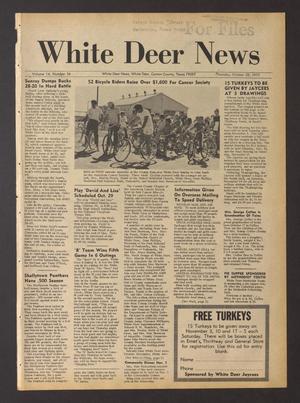 Primary view of object titled 'White Deer News (White Deer, Tex.), Vol. 14, No. 36, Ed. 1 Thursday, October 25, 1973'.