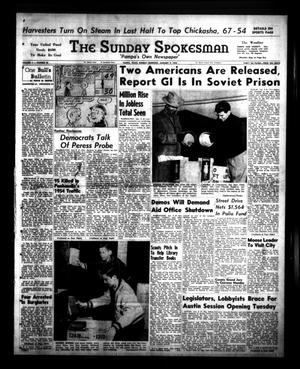 Primary view of object titled 'The Sunday Spokesman (Pampa, Tex.), Vol. 4, No. 26, Ed. 1 Sunday, January 9, 1955'.