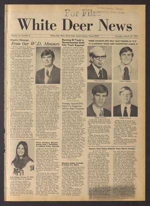 White Deer News (White Deer, Tex.), Vol. 14, No. 5, Ed. 1 Thursday, March 22, 1973